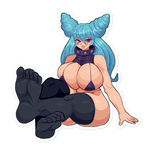 Canolapi (sticker) EcchiGrill, Anime woman with big feet  #hentai #stickerhentai